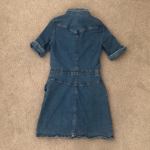 Zara Denim Minidress - Picture 3 of 6